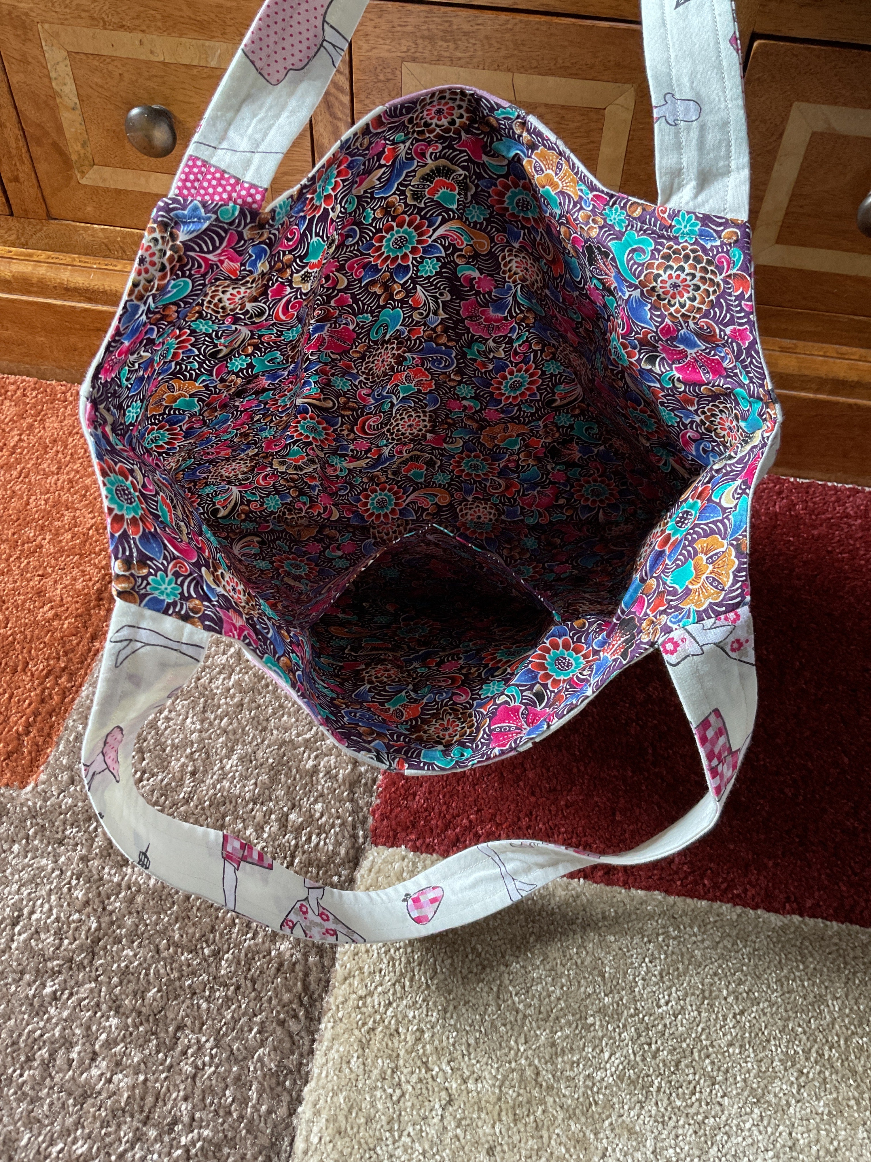 Lady Design Tote Bag