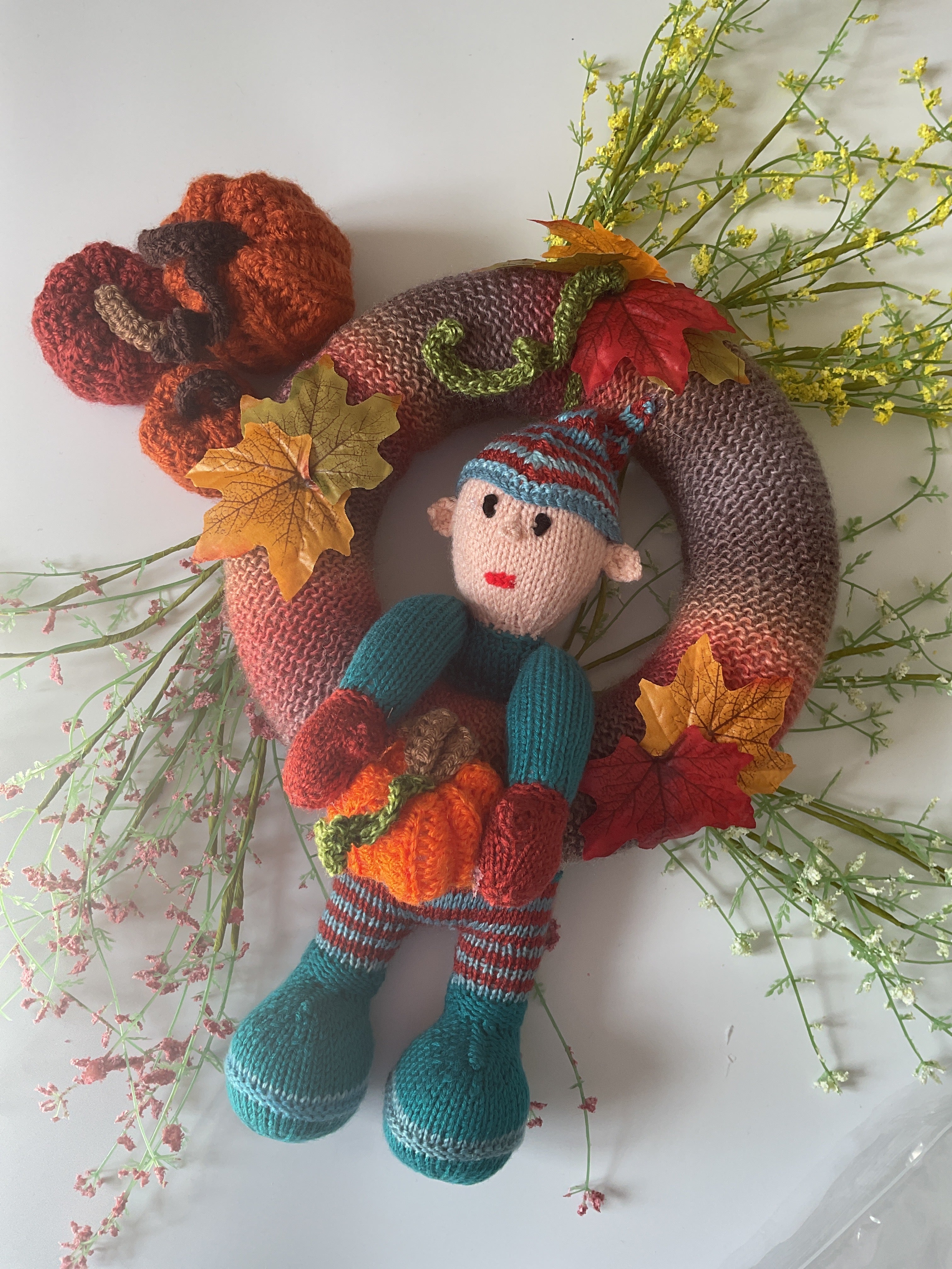 Pumpkin Boy Wall Hanging.