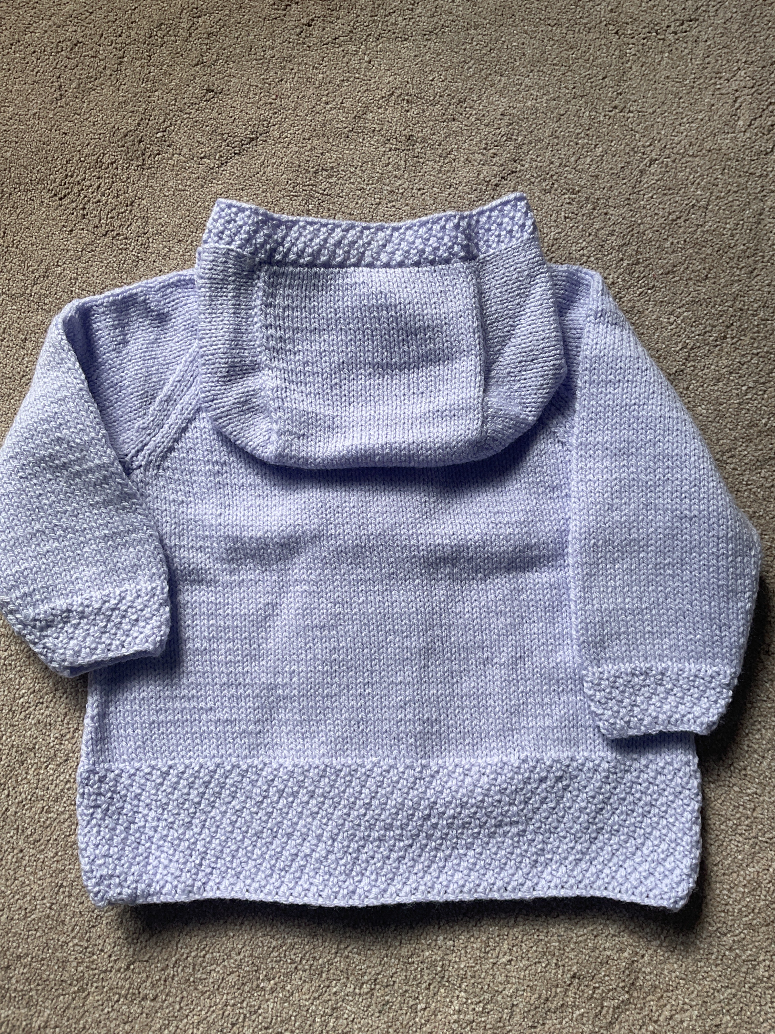Lilac hooded jacket