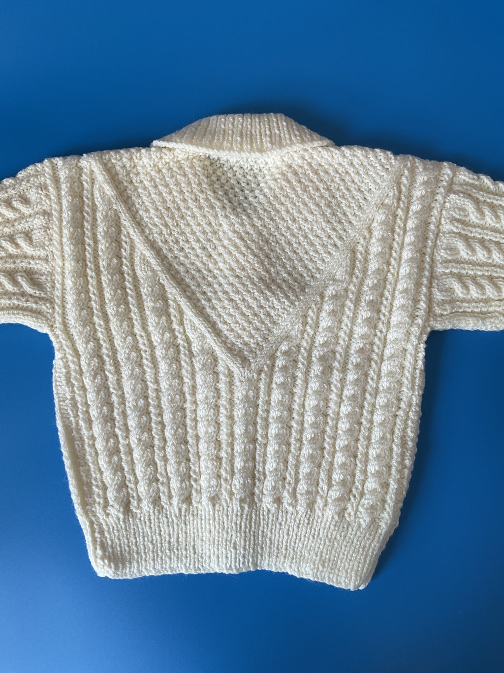 Aran Jacket and Bobble Hat