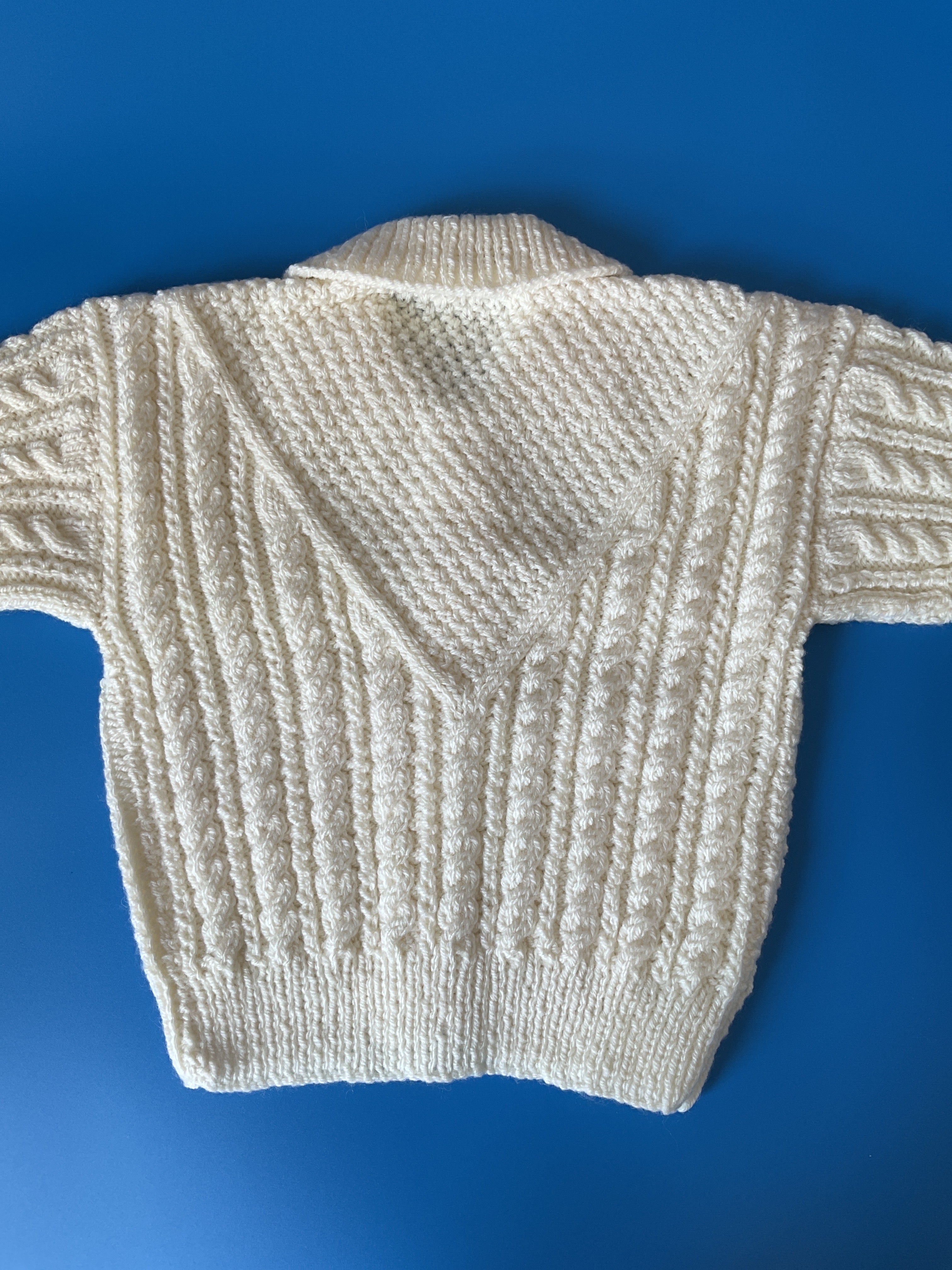Aran Jacket and Bobble Hat
