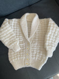 White Girls Chunky Cardigan