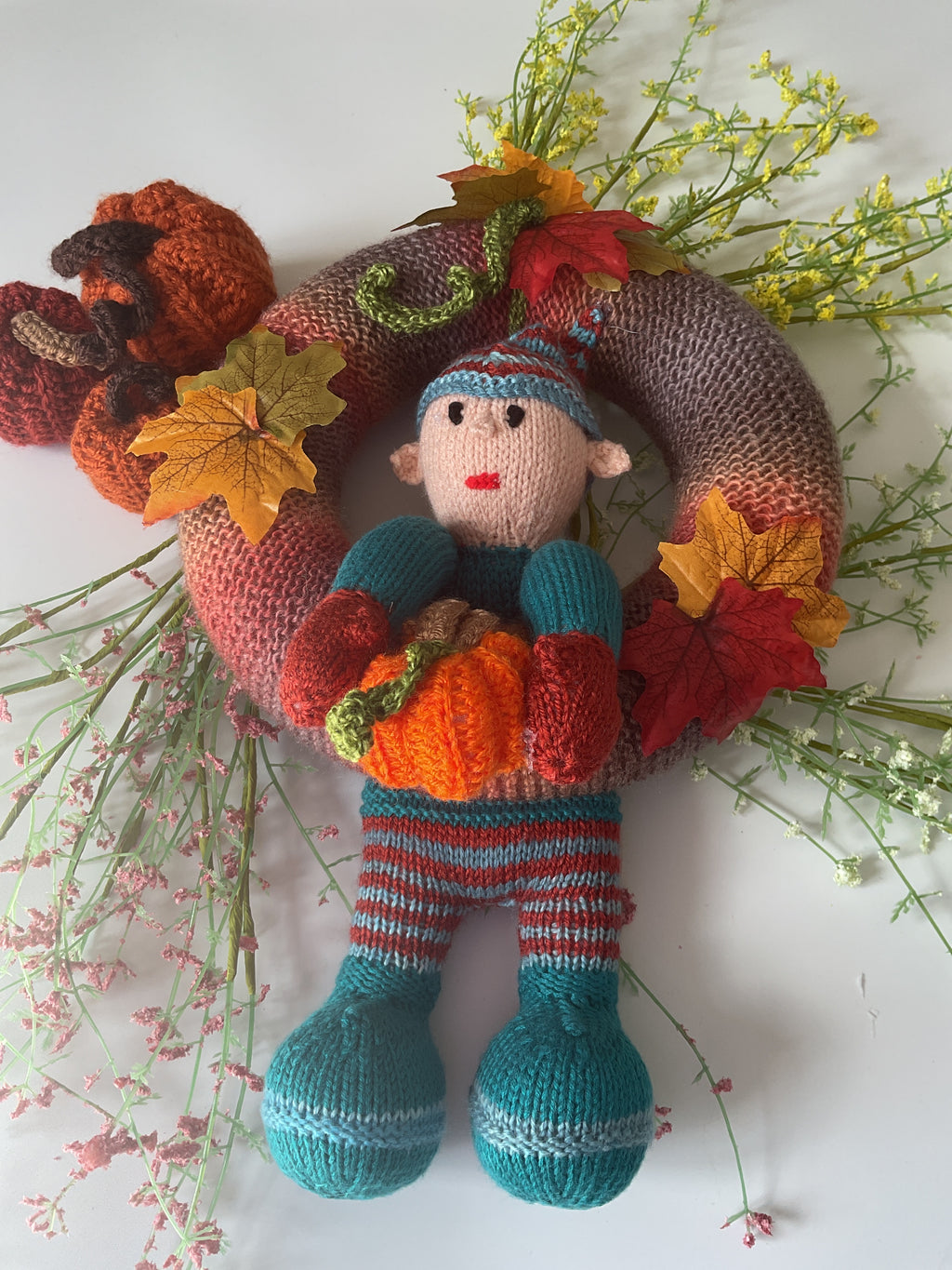 Pumpkin Boy Wall Hanging.