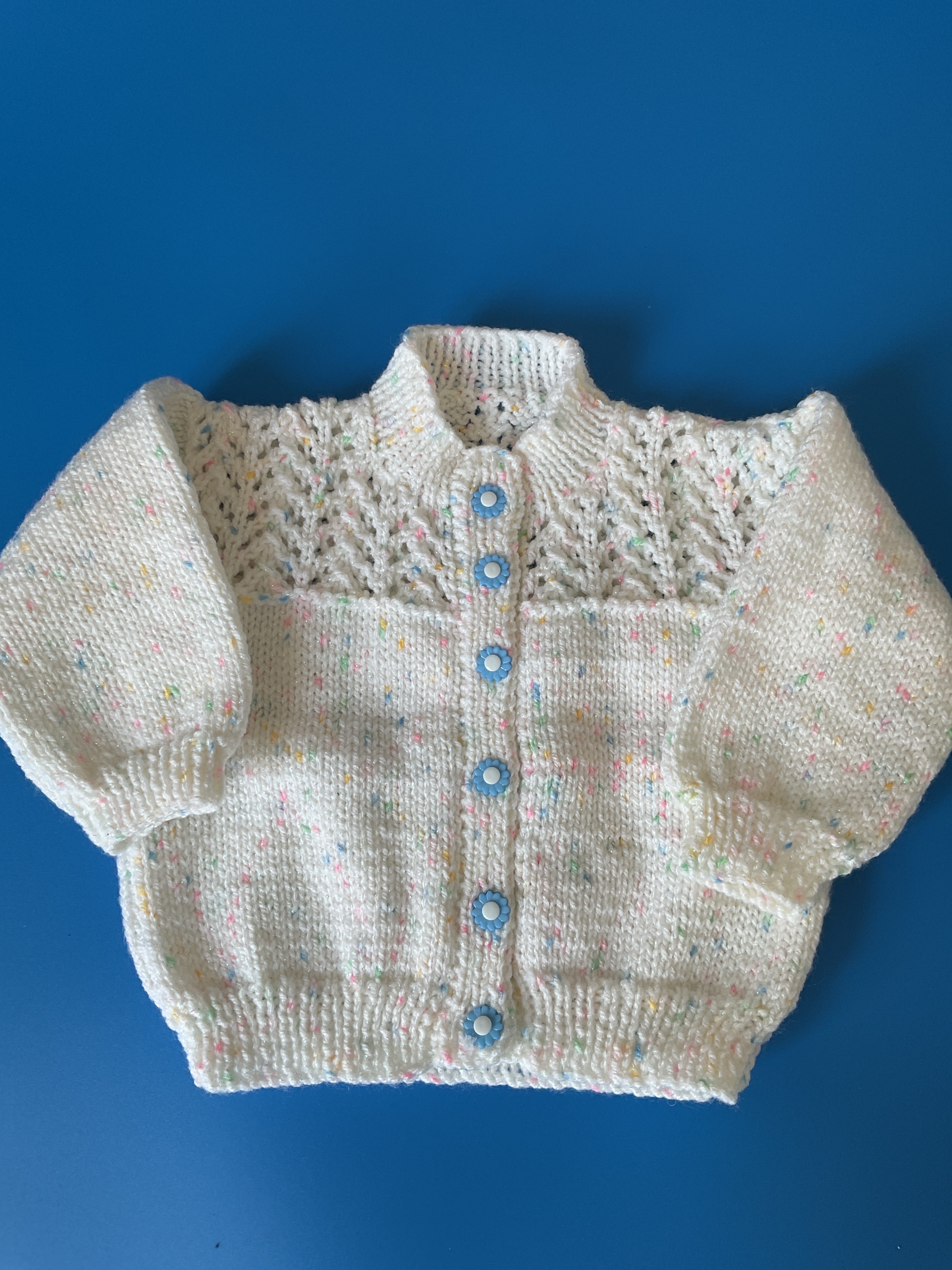 Round Neck Pattern Cardigan