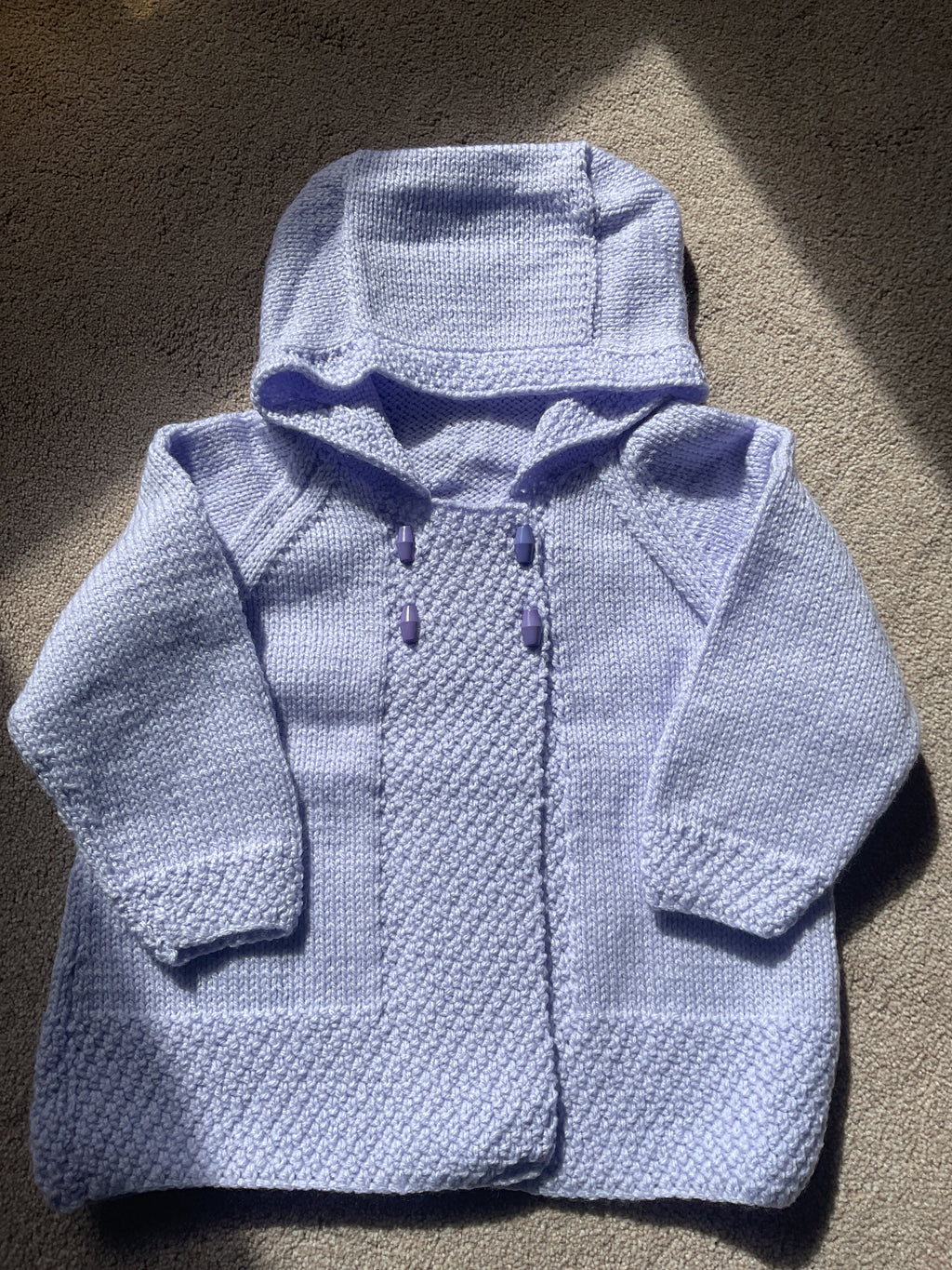 Lilac hooded jacket