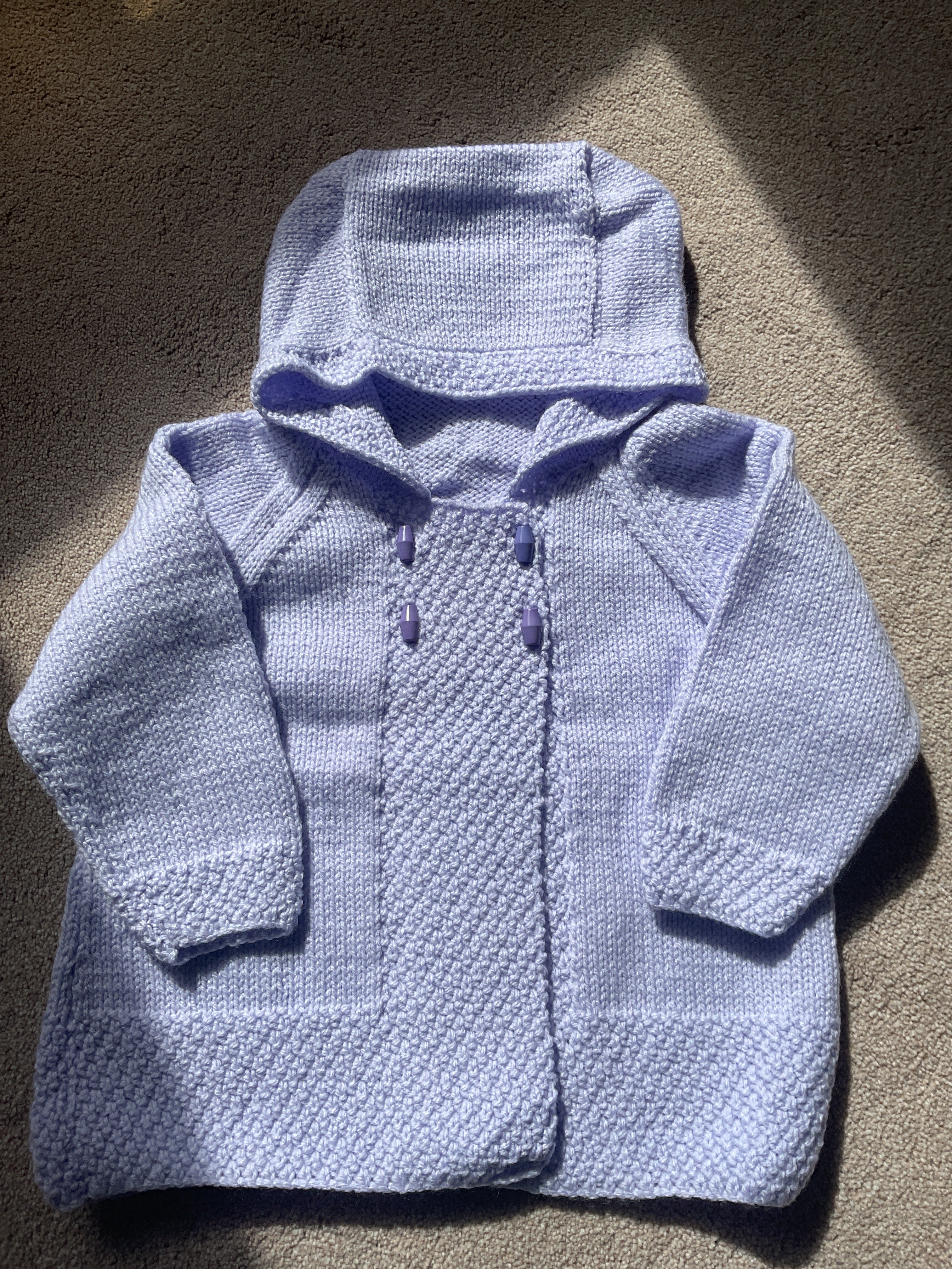Lilac hooded jacket