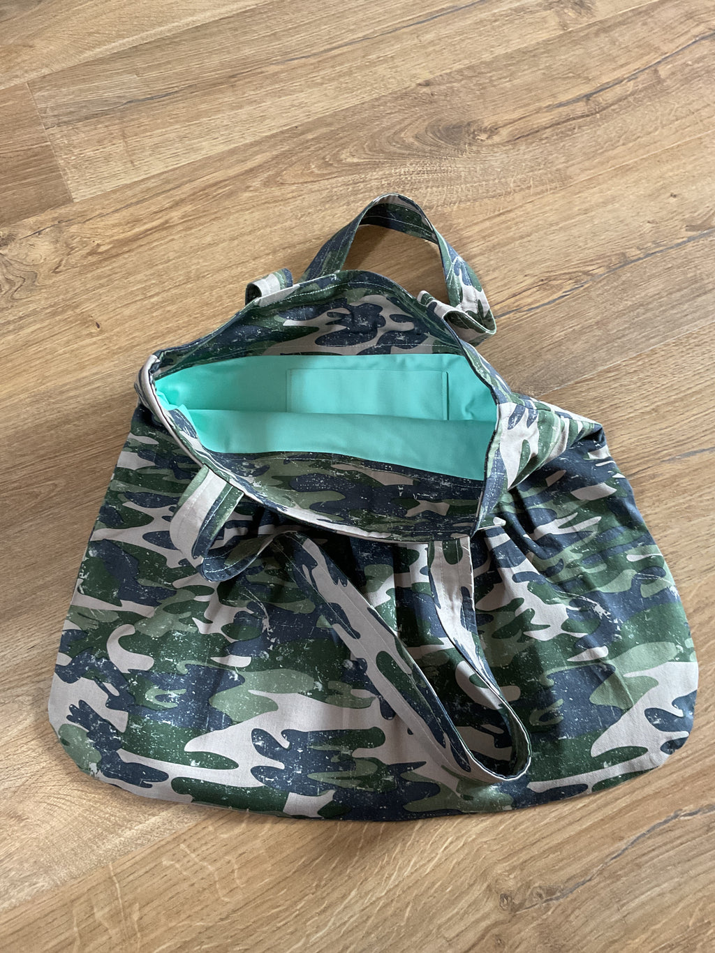 Camouflage Print Tote Bag