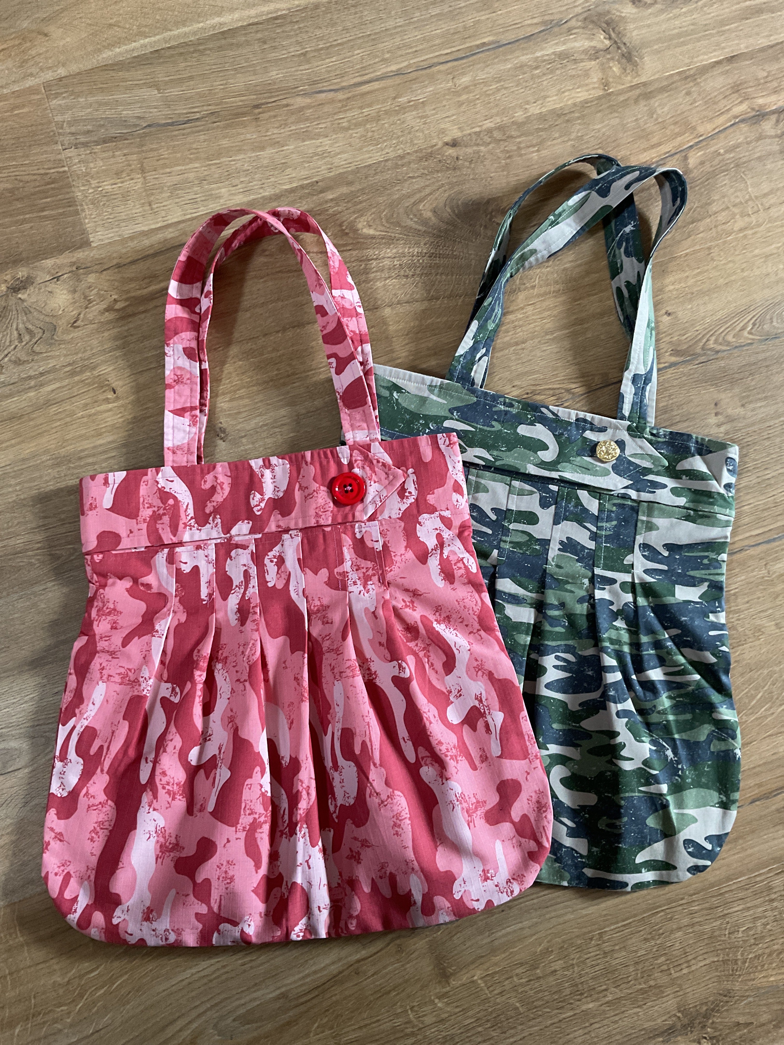Camouflage Print Tote Bag