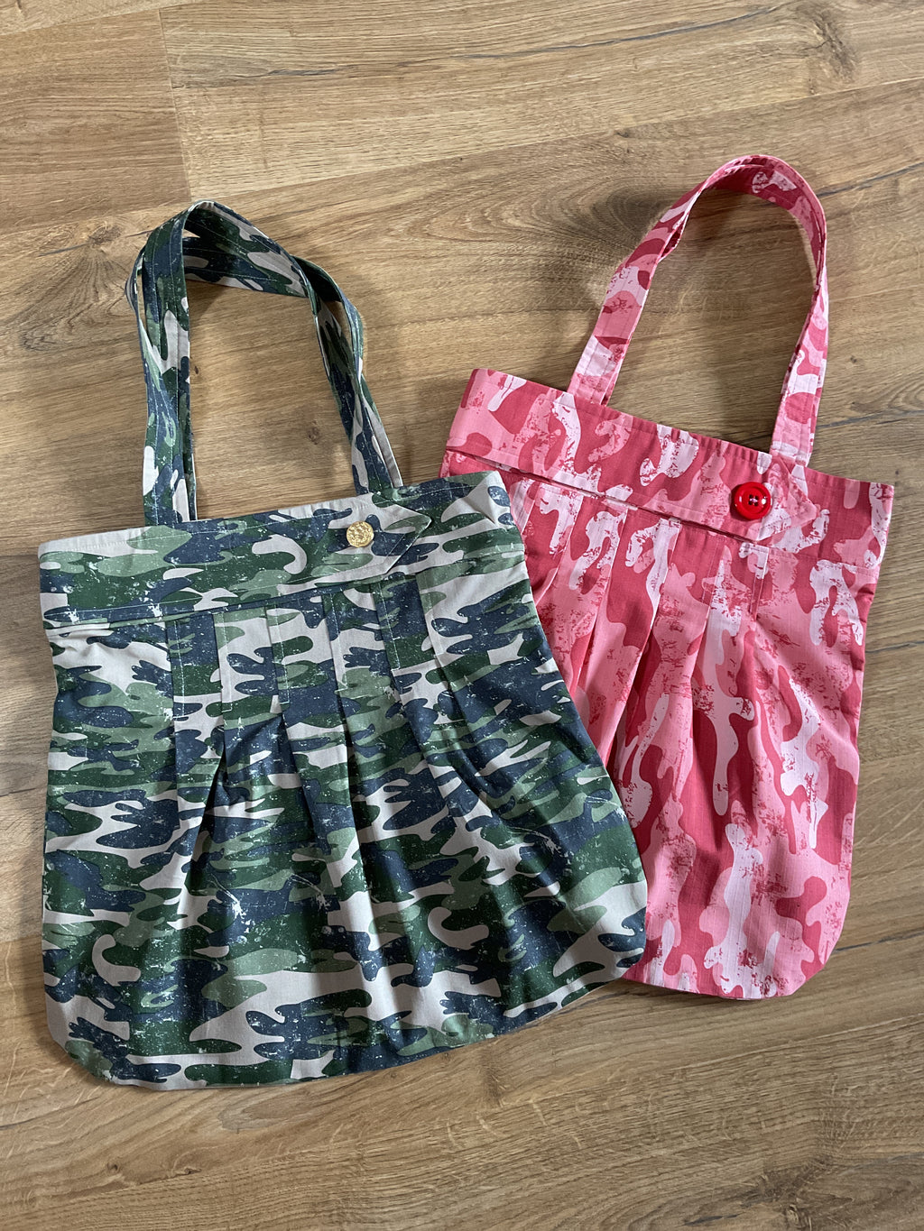 Camouflage Print Tote Bag