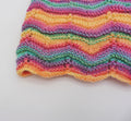 Multi-Coloured Fan Design Baby Blanket
